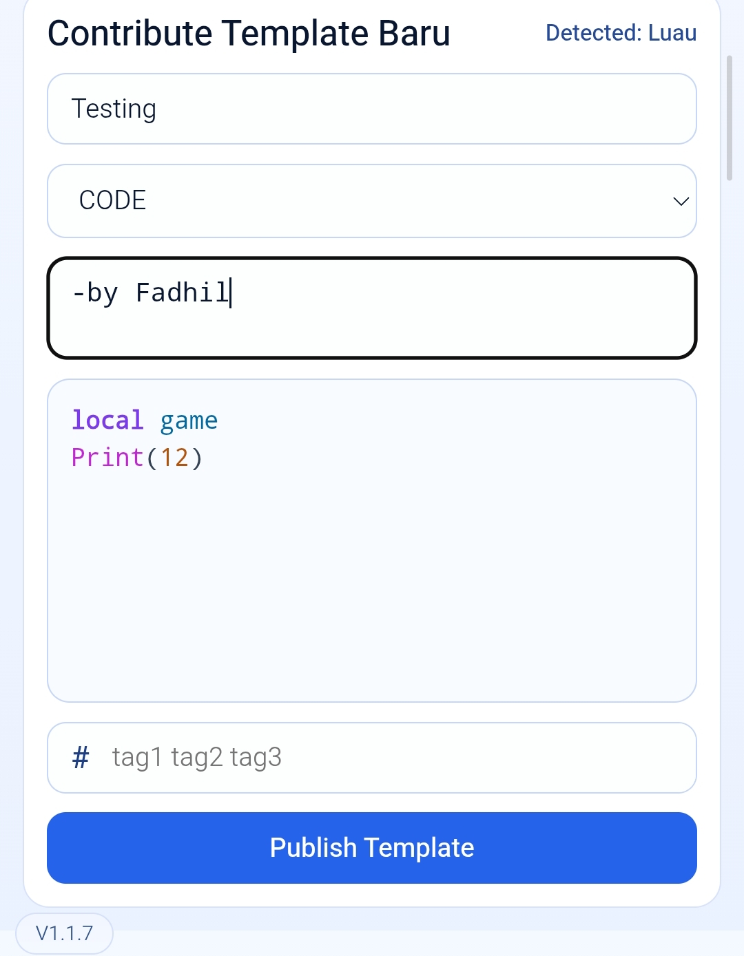 TemplateDatabases project preview